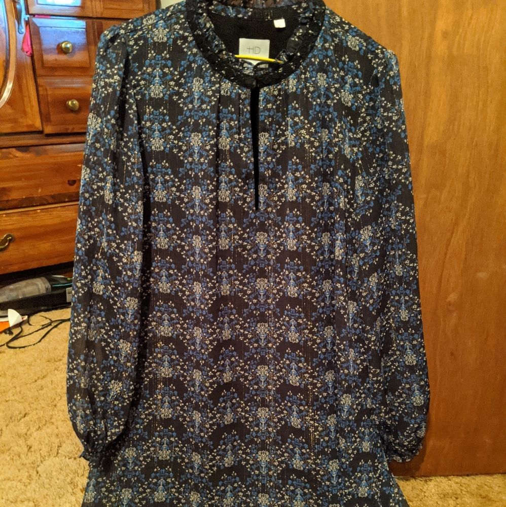 HD in Paris long sleeve midi dress